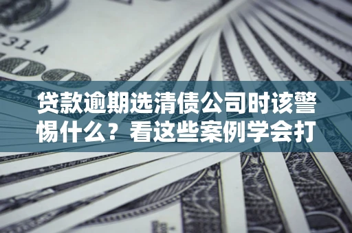 济南贷款逾期选清债公司时该警惕什么？看这些案例学会打翻身仗