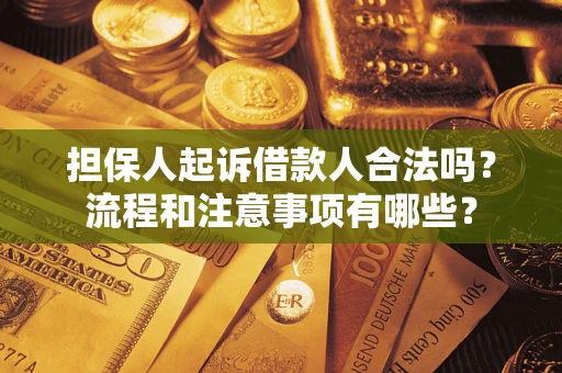 济南担保人起诉借款人合法吗？流程和注意事项有哪些？
