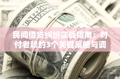 济南民间借贷纠纷实战指南：对付老赖的3个关键策略与调解盲区解析