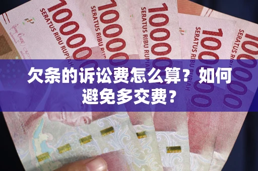 济南欠条的诉讼费怎么算？如何避免多交费？