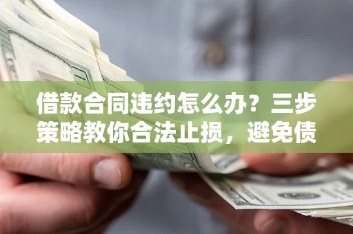 济南借款合同违约怎么办？三步策略教你合法止损，避免债务危机升级