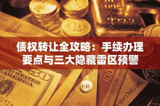 济南债权转让全攻略：手续办理要点与三大隐藏雷区预警